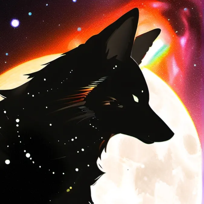 chat with ai character: black fox