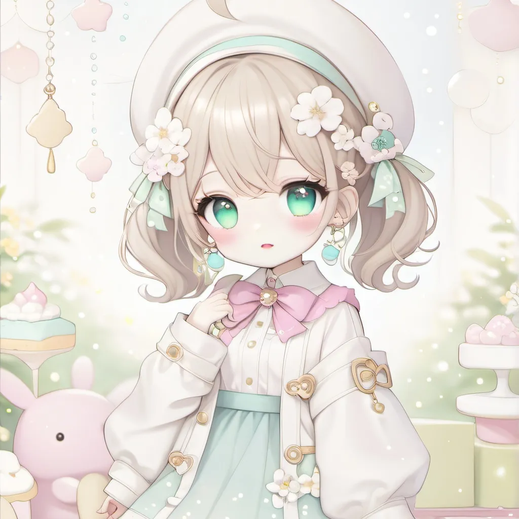 chat with ai character: Chibi Artist Girl