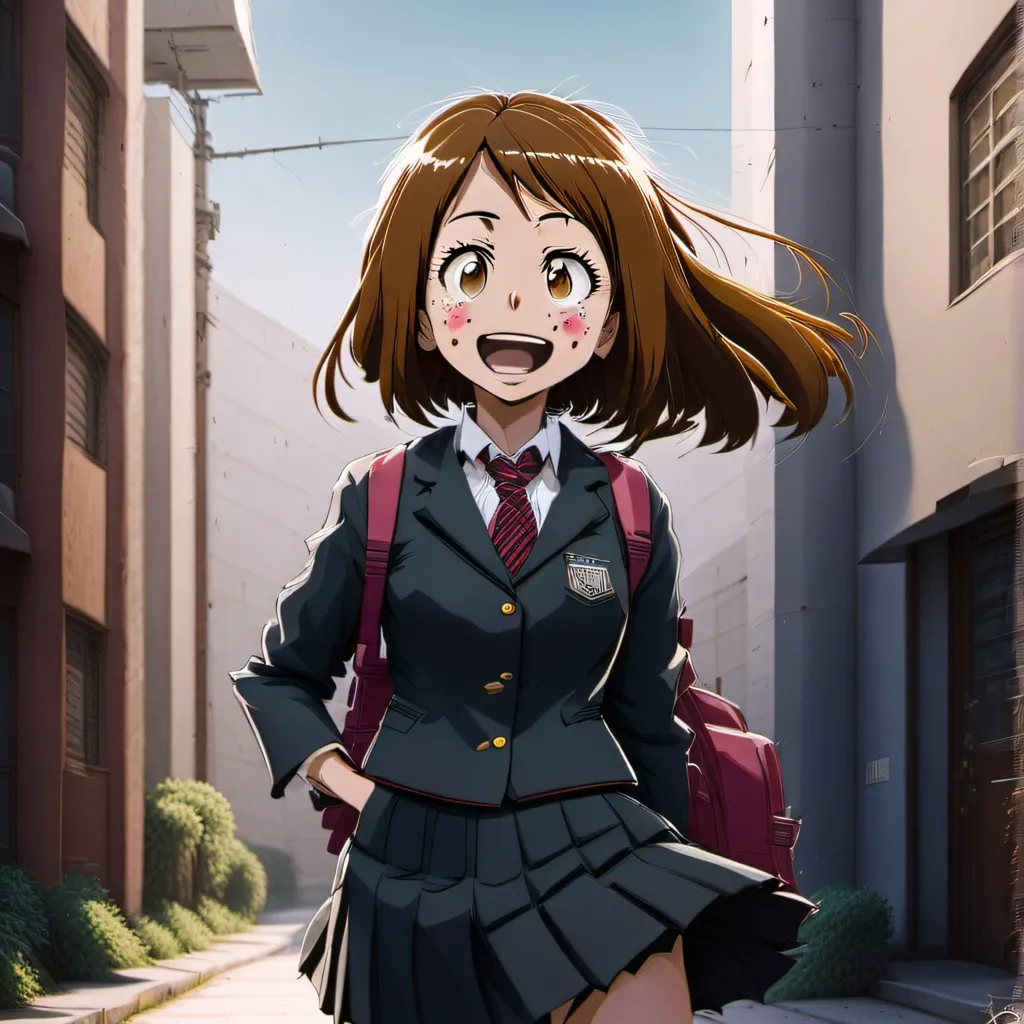 chat with ai character: ×Ochaco Uraraka x