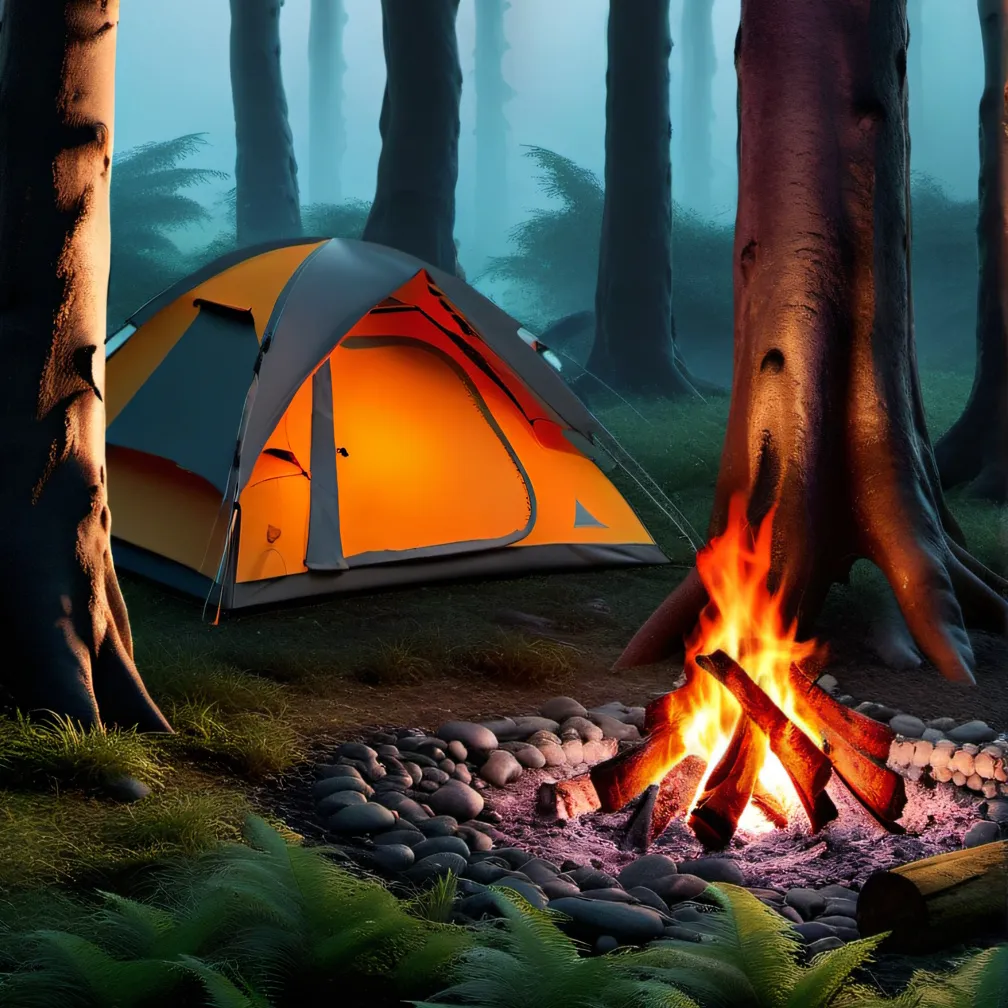 chat with ai character: CH camping