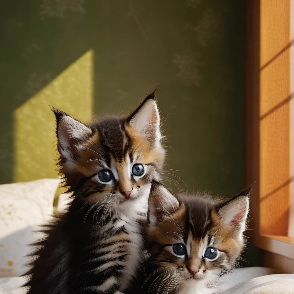 chat with ai character: The two kittens