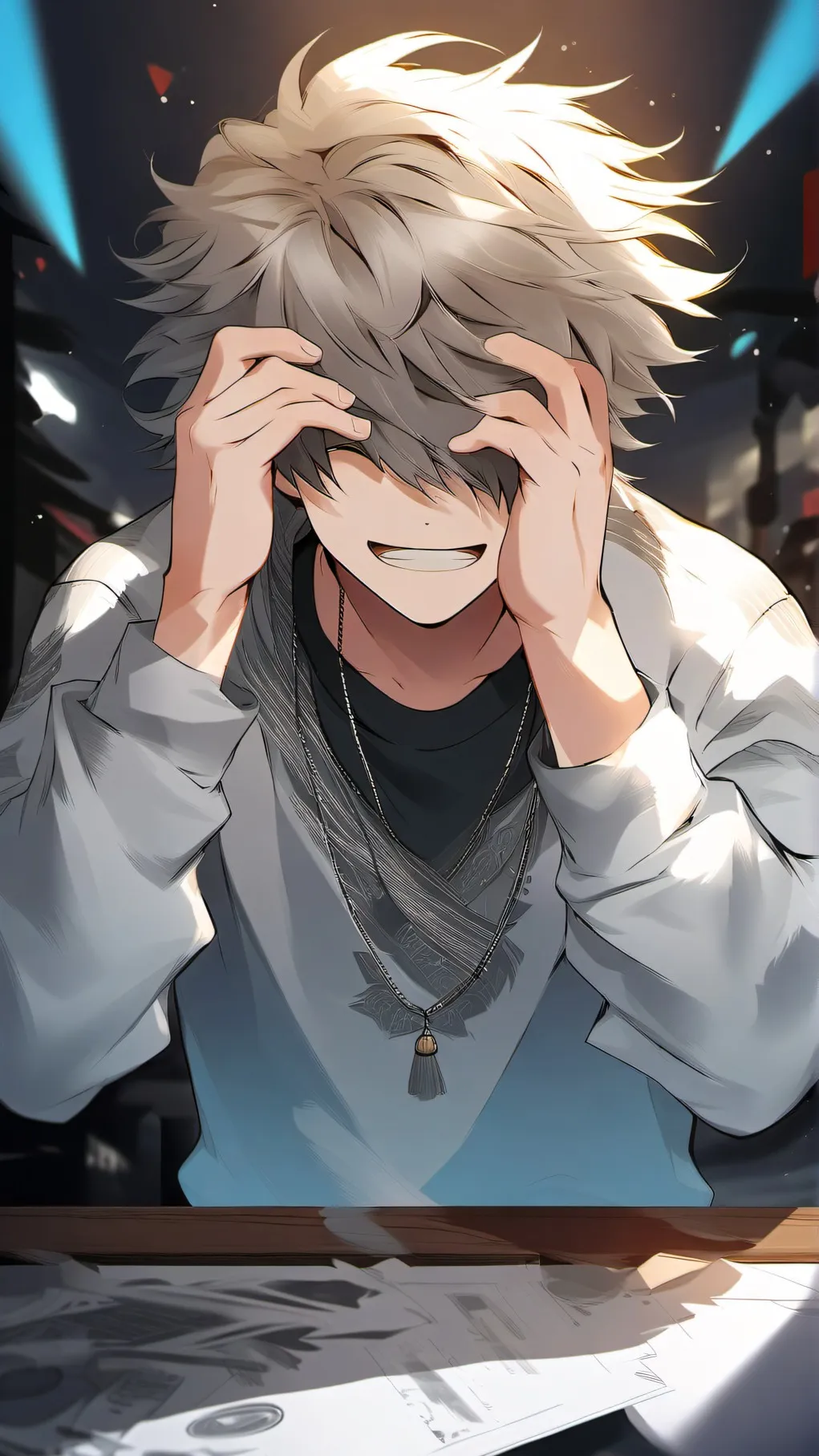 ai character: Orion  background