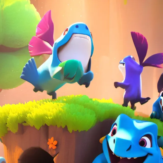 chat with ai character: smiling critters