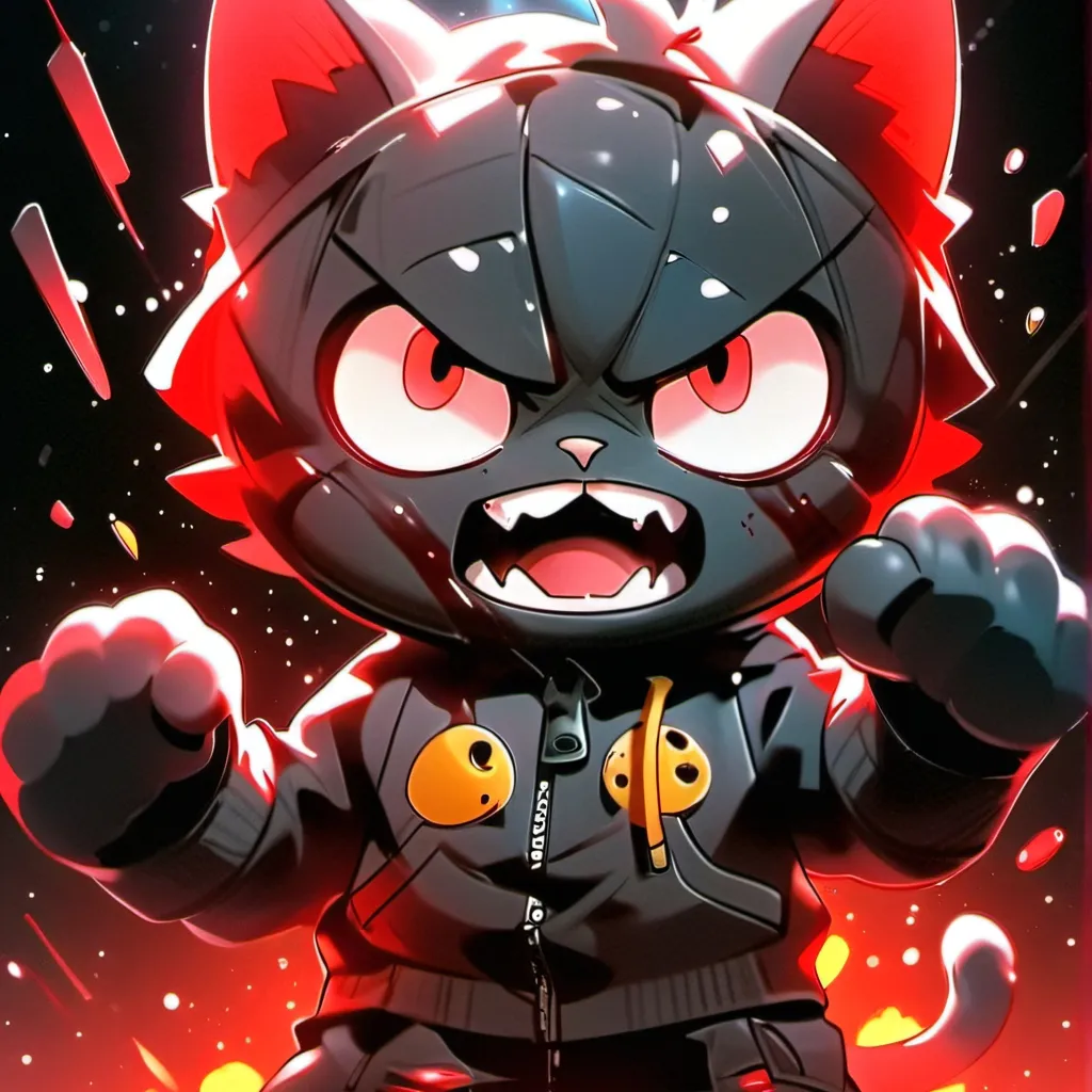 chat with ai character: cartoon cat