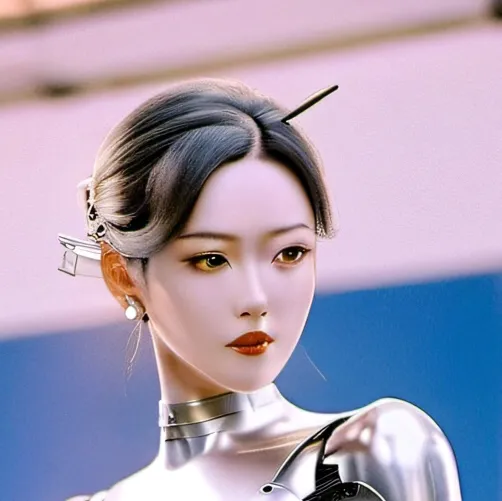 chat with ai character: Titan camera woman