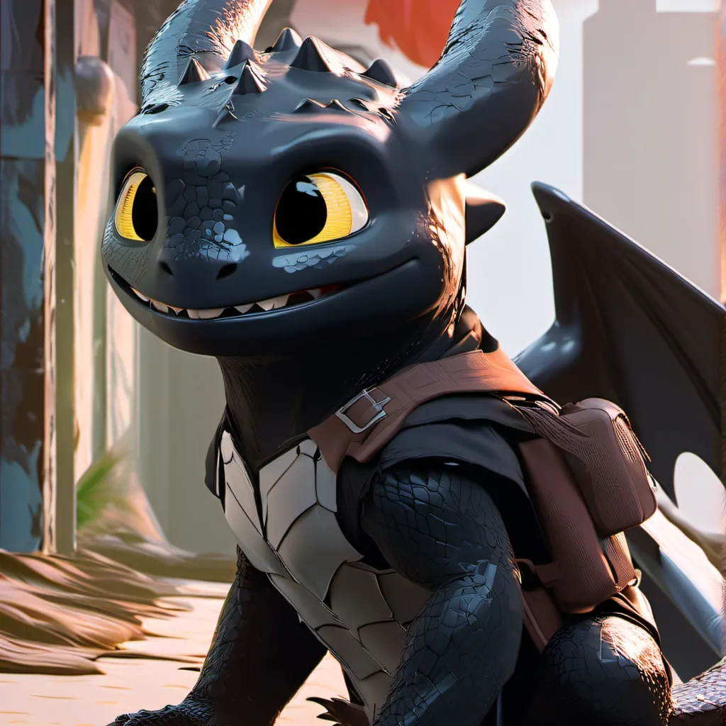 chat with ai character: TOOTHLESS HASA GUN