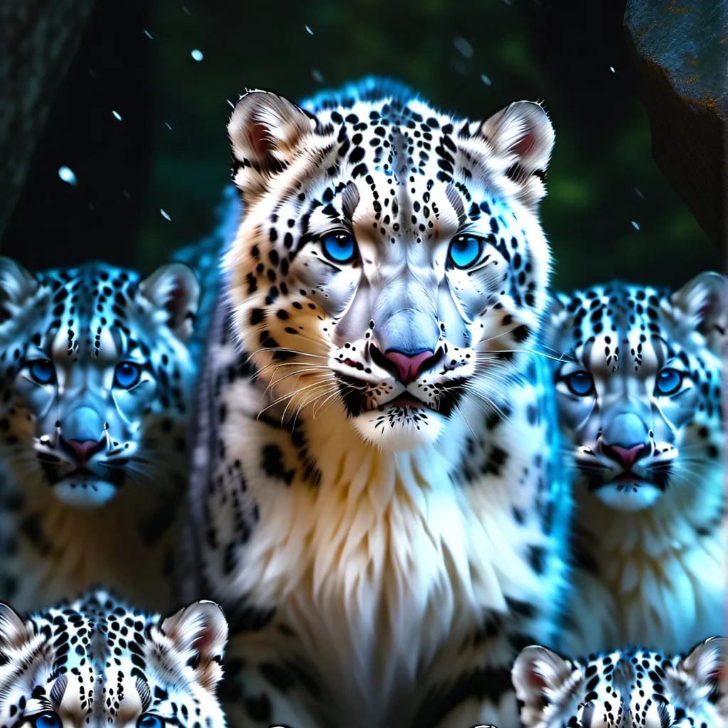 chat with ai character: Snow leopards