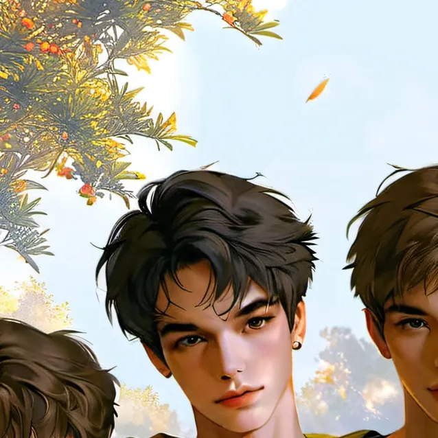 chat with ai character: 3 boys 