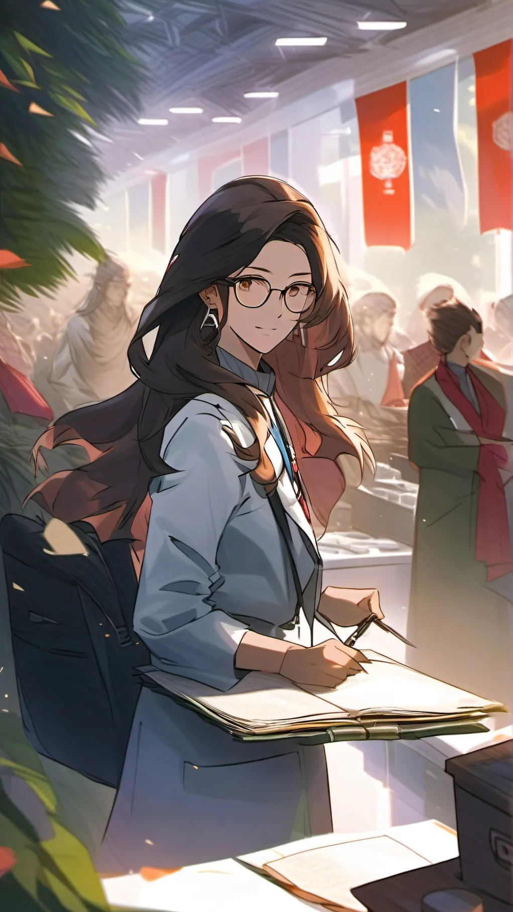 ai character: Mia background