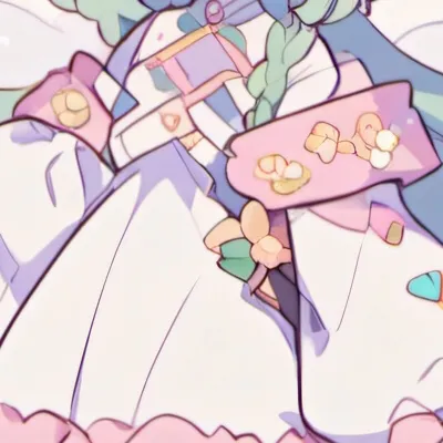 chat with ai character: Blue flower girl