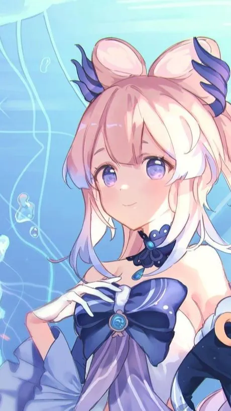 ai character: Sangonomiya Kokomi background