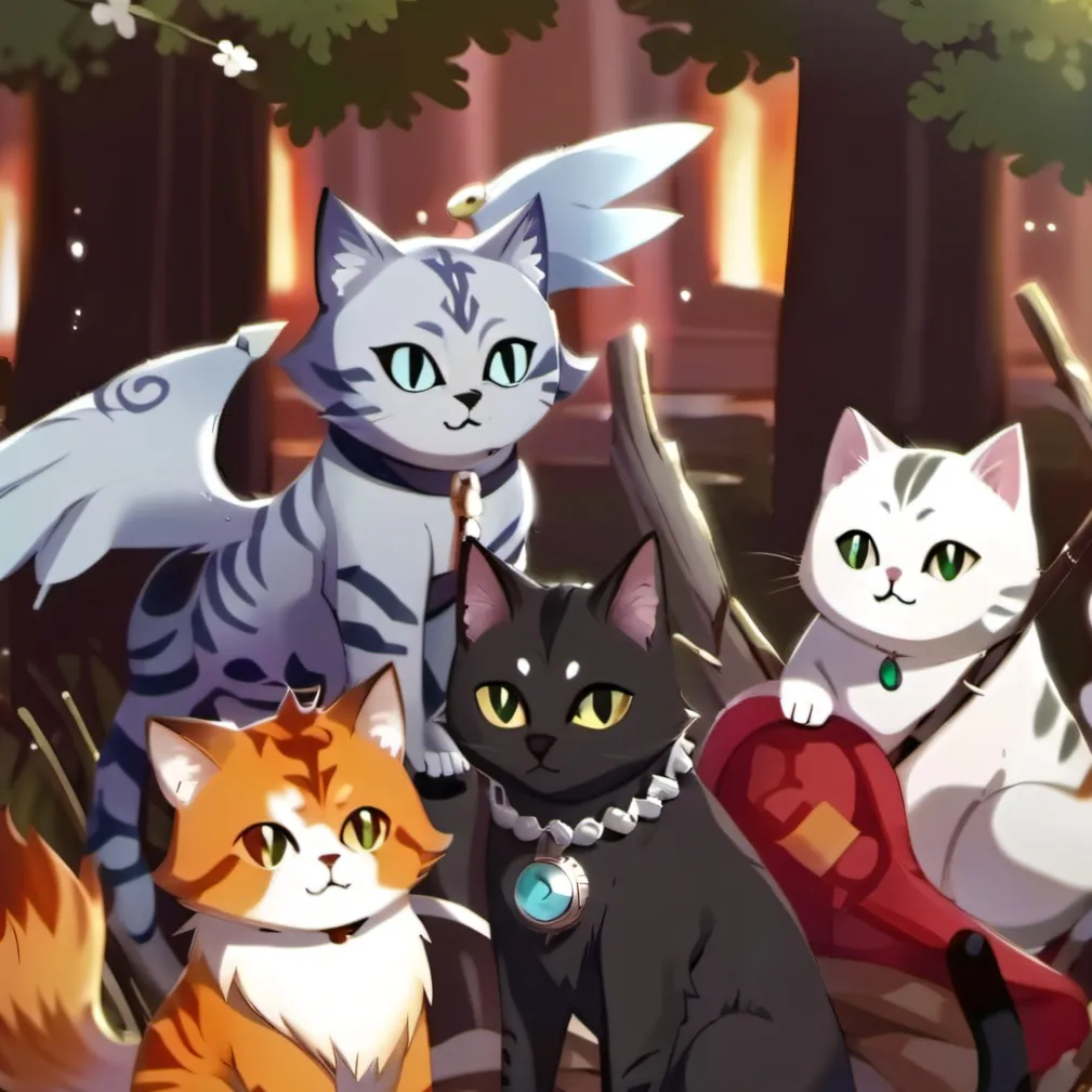 chat with ai character: the elements cat