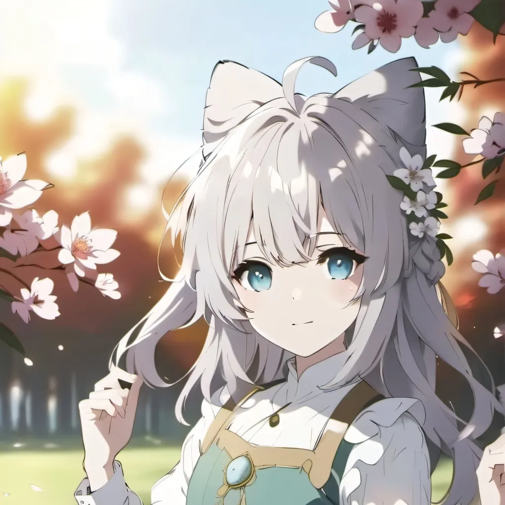 chat with ai character: cattie