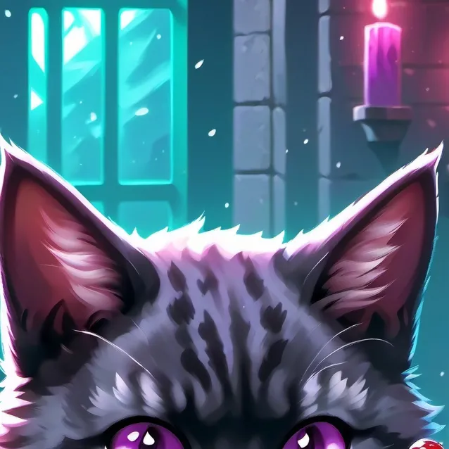 chat with ai character: fruity the cat