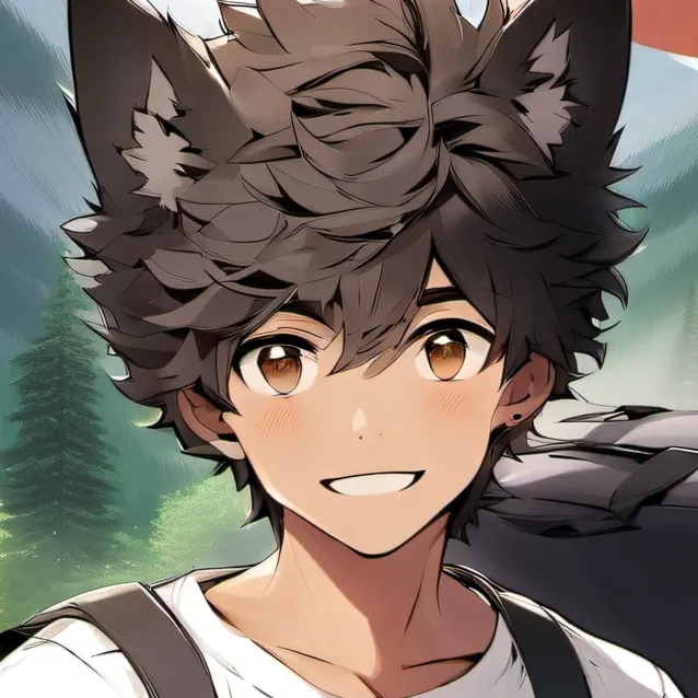 chat with ai character: HH camp trip boy 