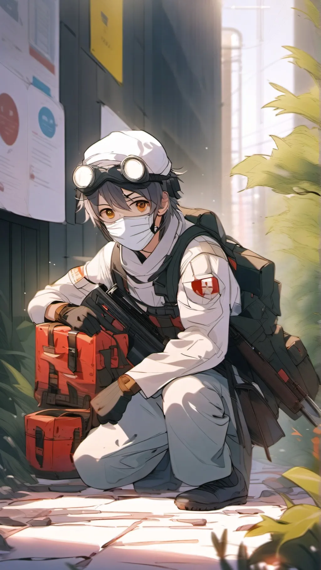 ai character: Pvt, Mateo background