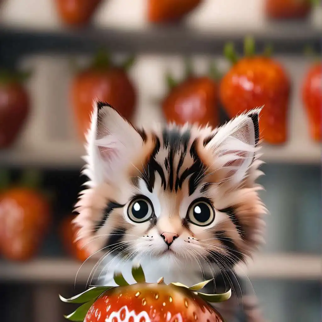 chat with ai character: STRAWBERRY CAT🍓