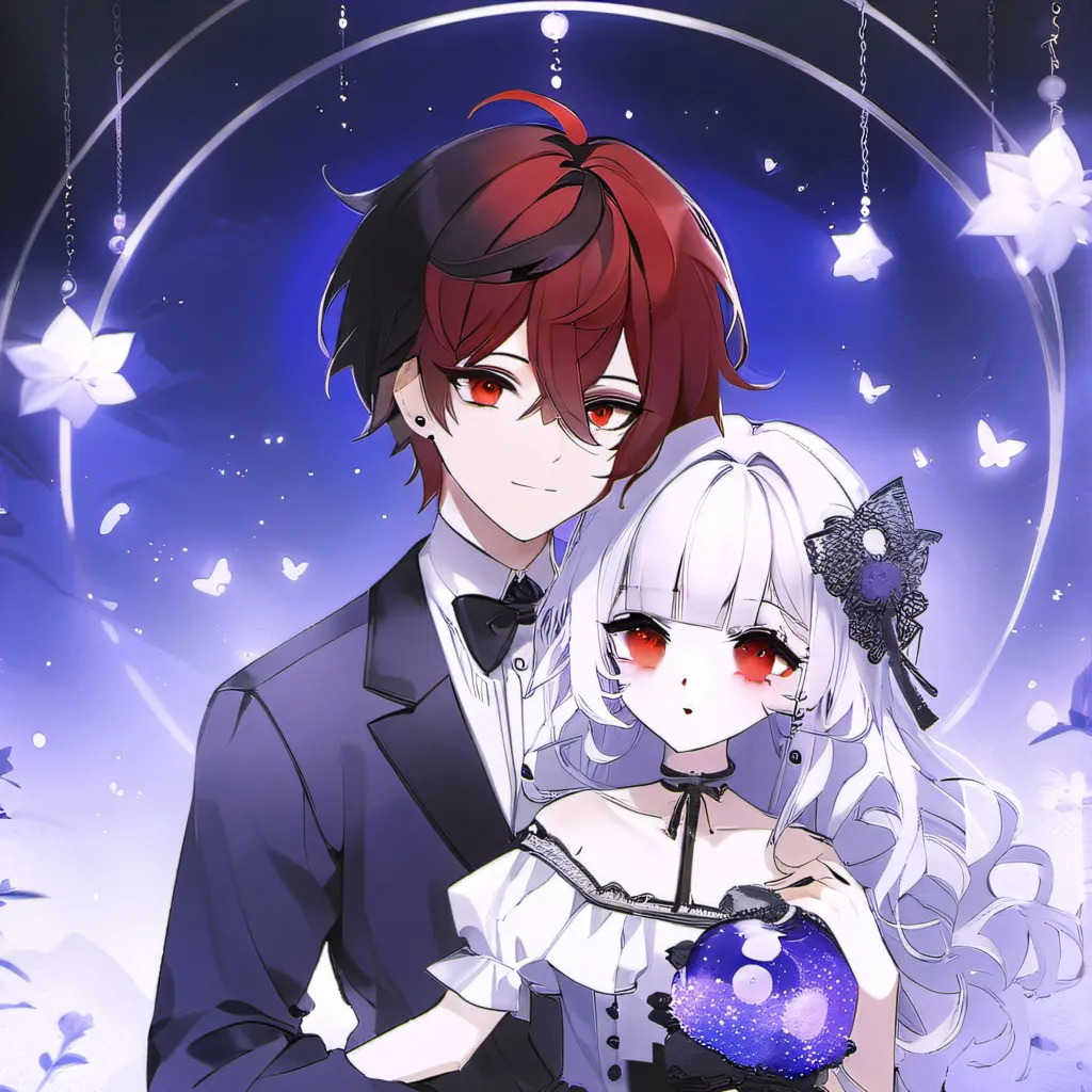 chat with ai character: Red and white 