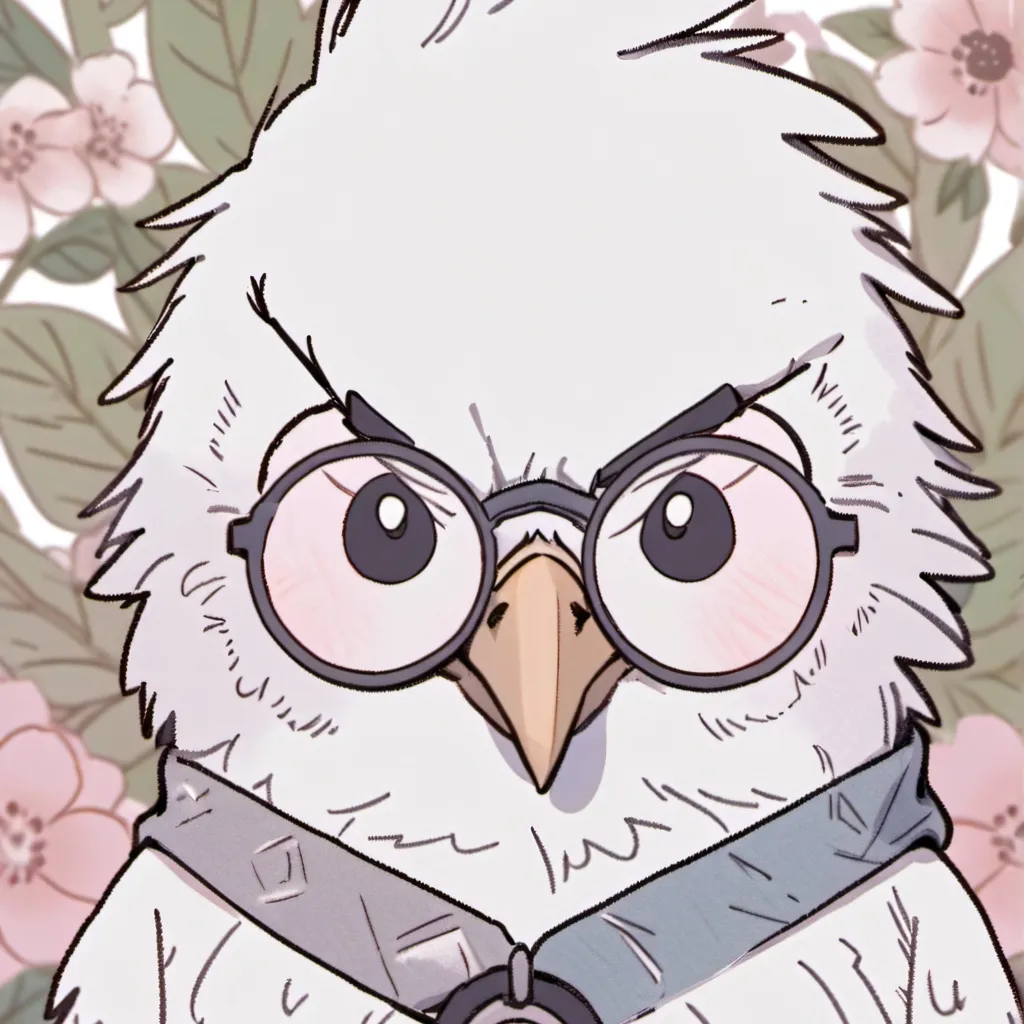 chat with ai character: grumpy bird/shadow