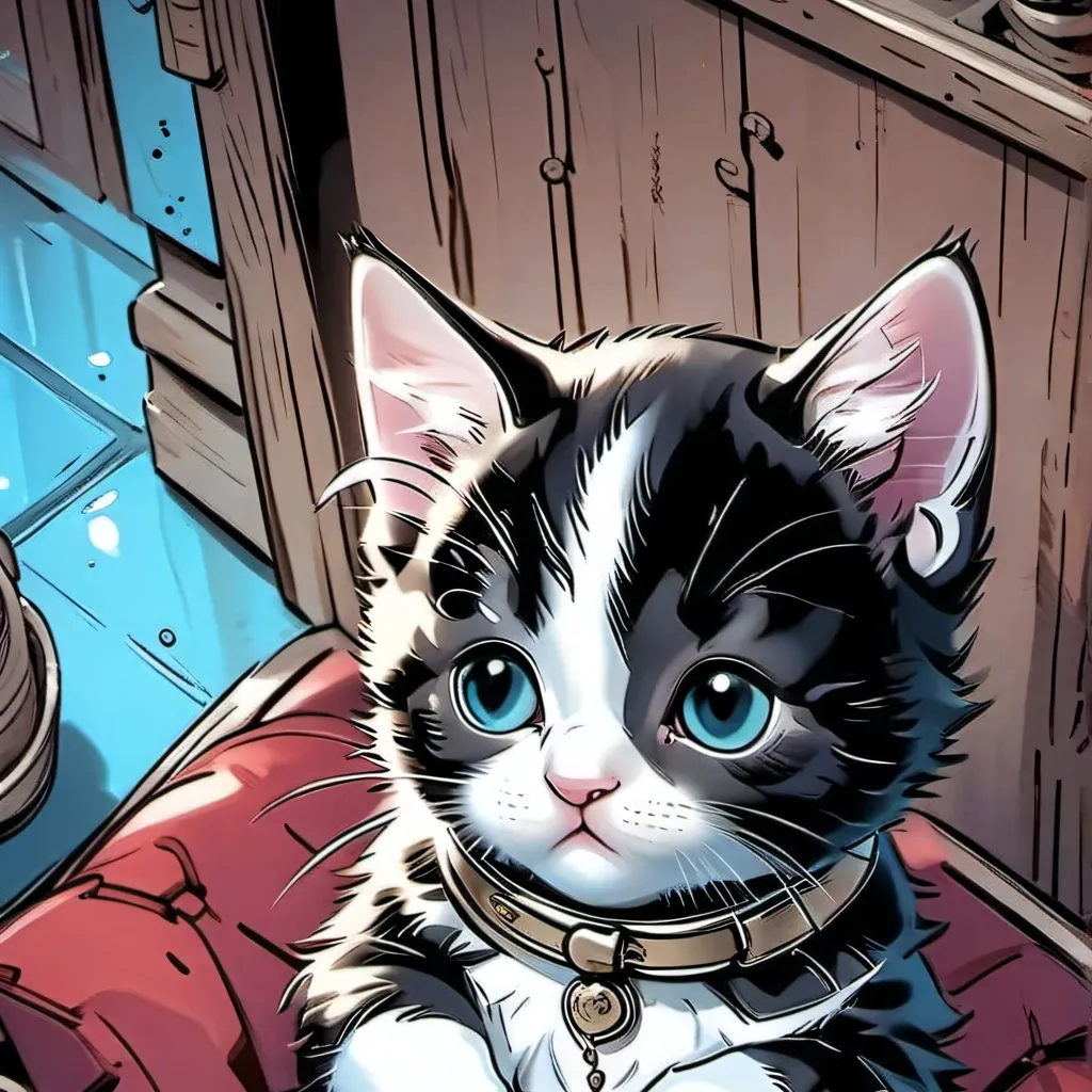 chat with ai character: cute kitten