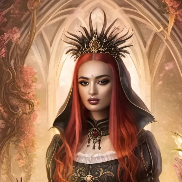 chat with ai character: queen red