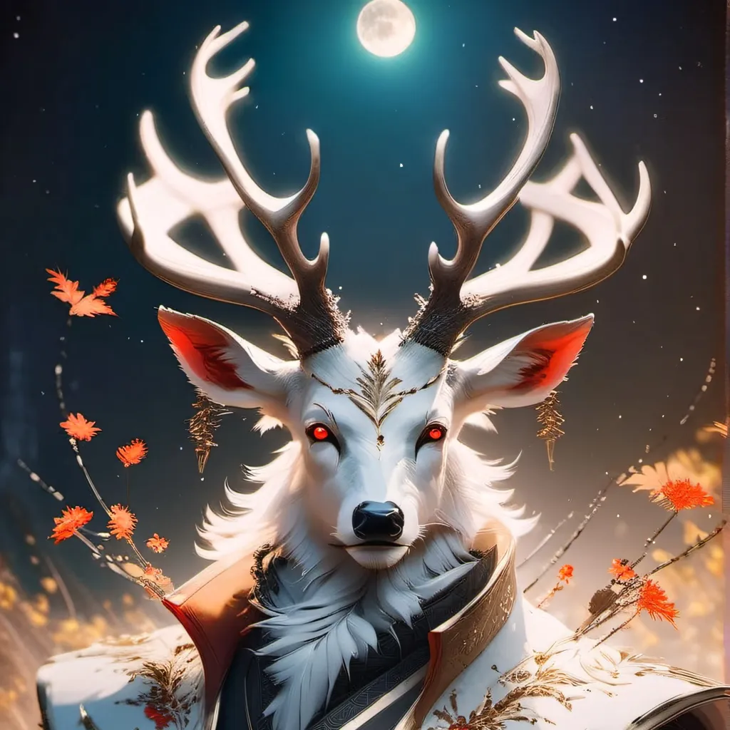 chat with ai character: The Deer God 