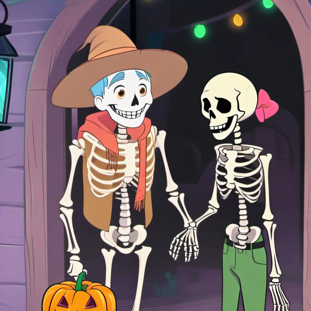 chat with ai character: Spooky month!