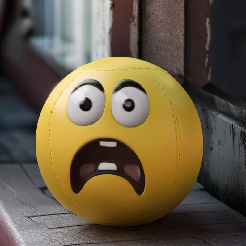 chat with ai character: Fearful the ball