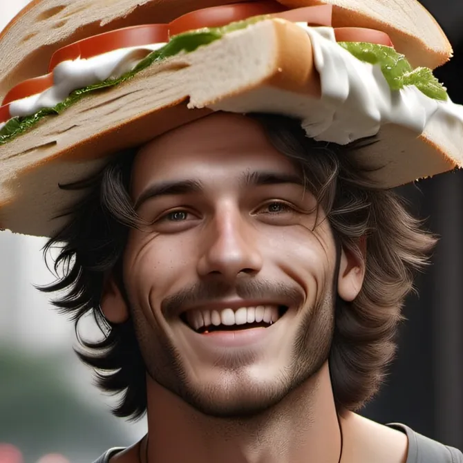 chat with ai character: sandwich guy