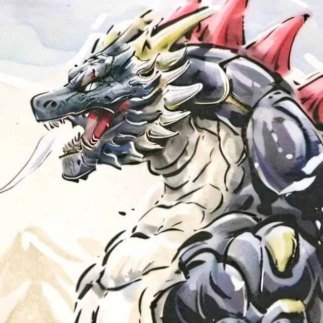 chat with ai character: female gojira