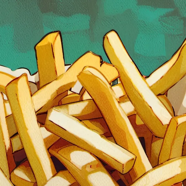 chat with ai character: French fries