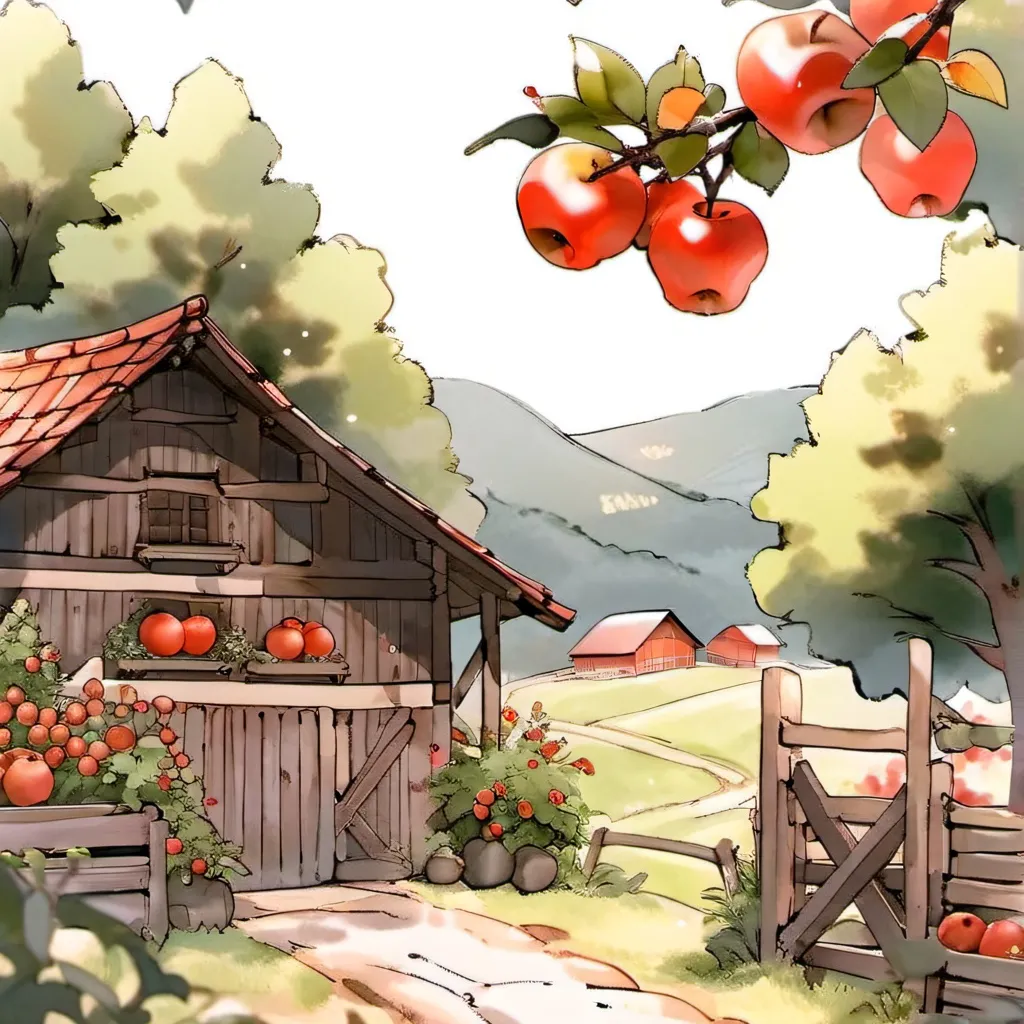 chat with ai character: Andy's apple farm