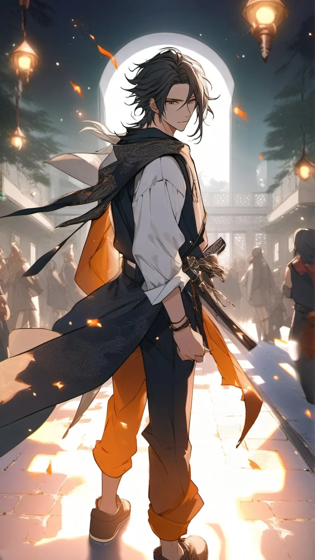 ai character: Leo background