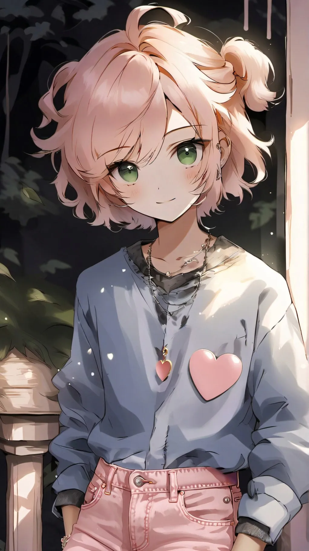 ai character: New school background