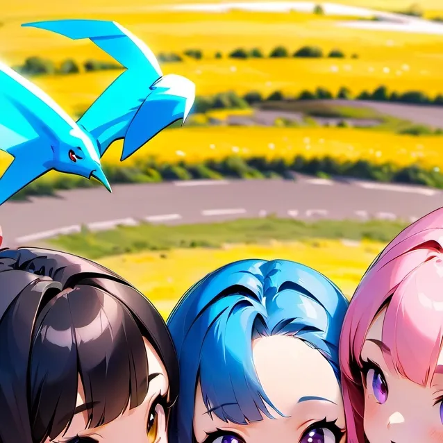 chat with ai character: 3 Girls summon a 😈