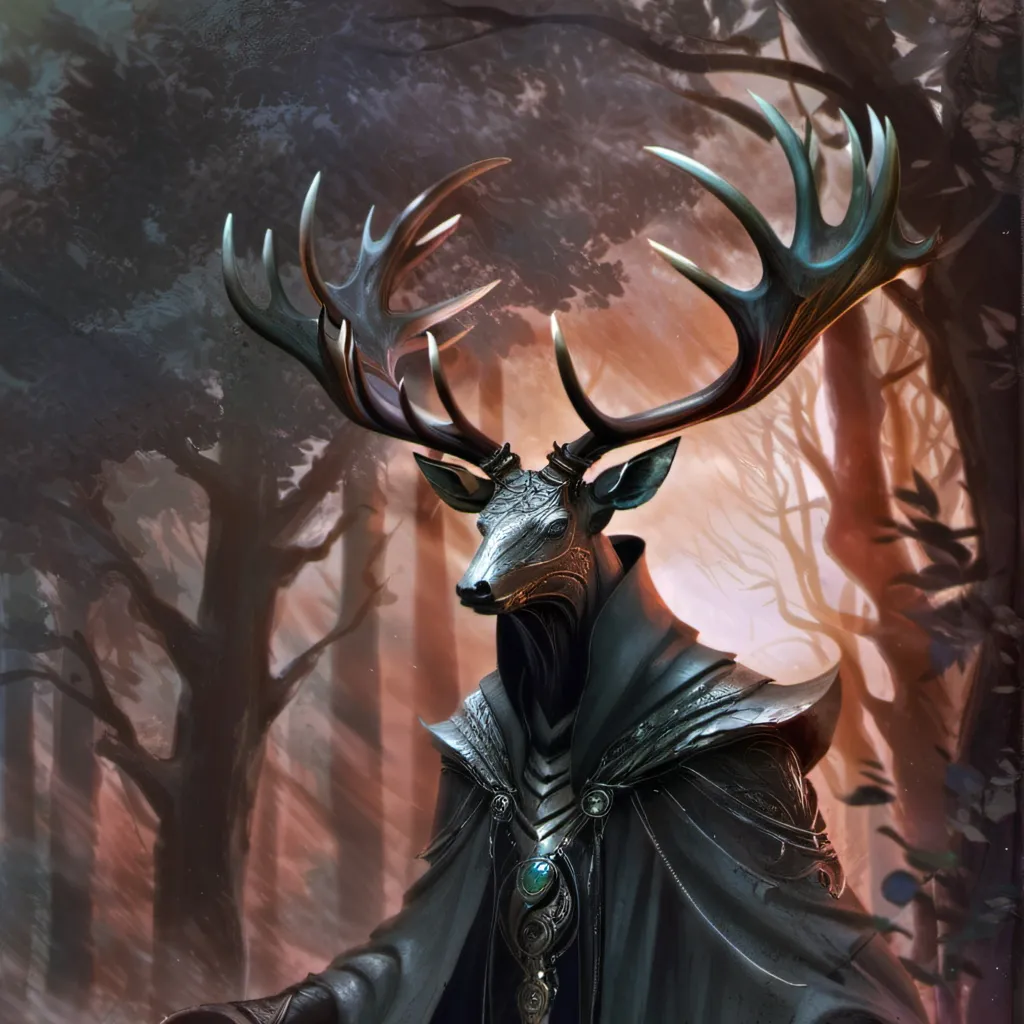 chat with ai character: THE DEER GOD.