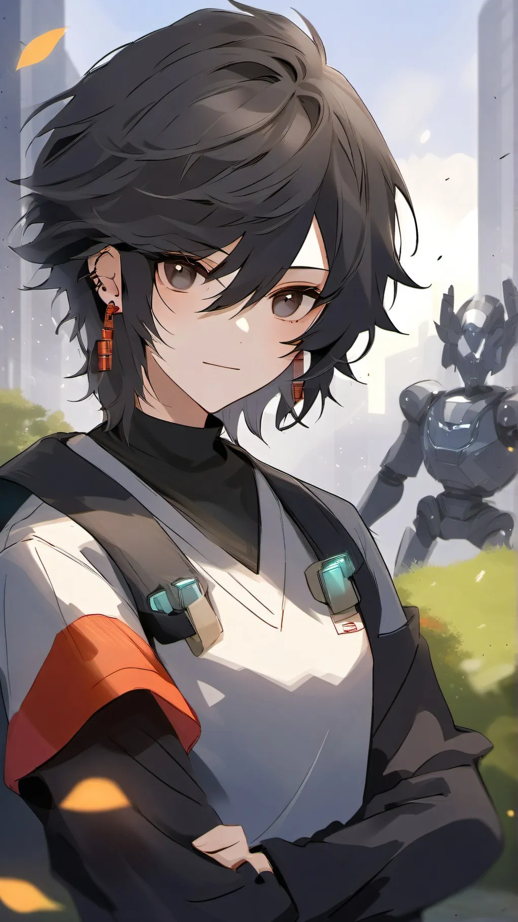 ai character: glitch out y/n background