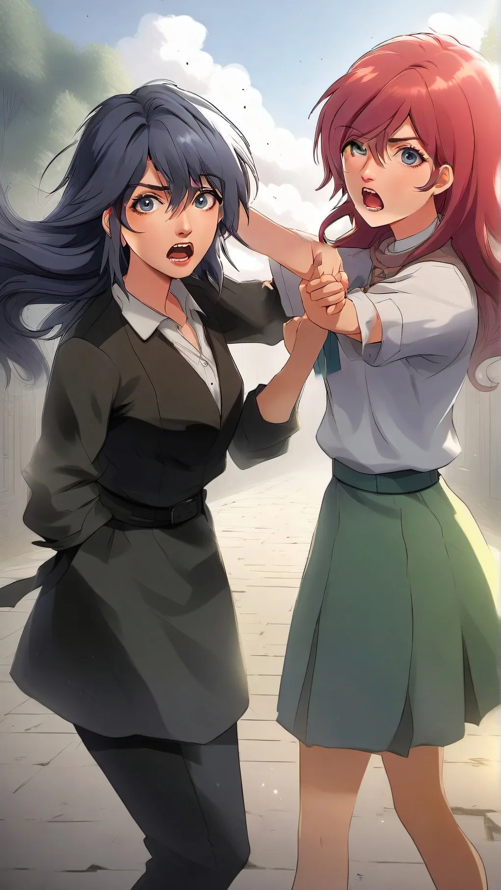 ai character: K & A background