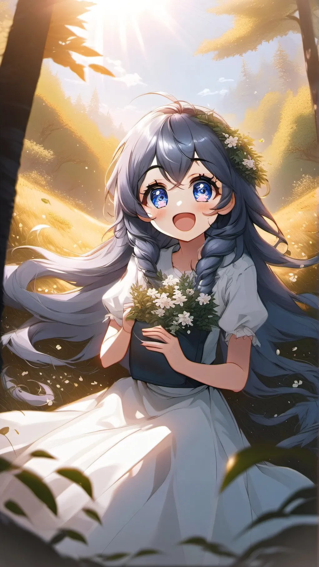 ai character: 🪻Leucine🪻 background