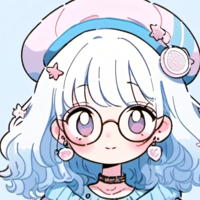 chat with ai character: cute nerd