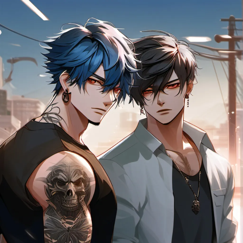 chat with ai character: ~Erza and Andrew~