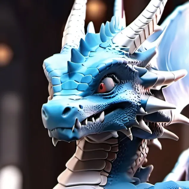 chat with ai character: Male Blue Dragon