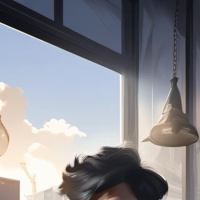 chat with ai character: happy worker