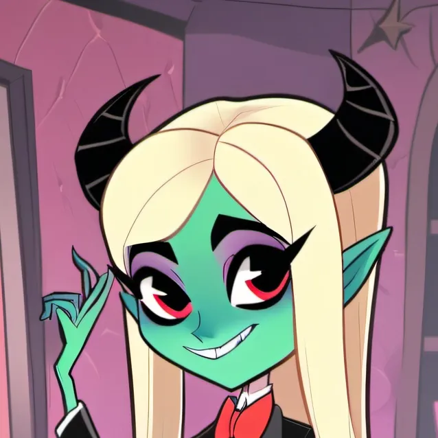 chat with ai character: Lizzy hazbin hotel