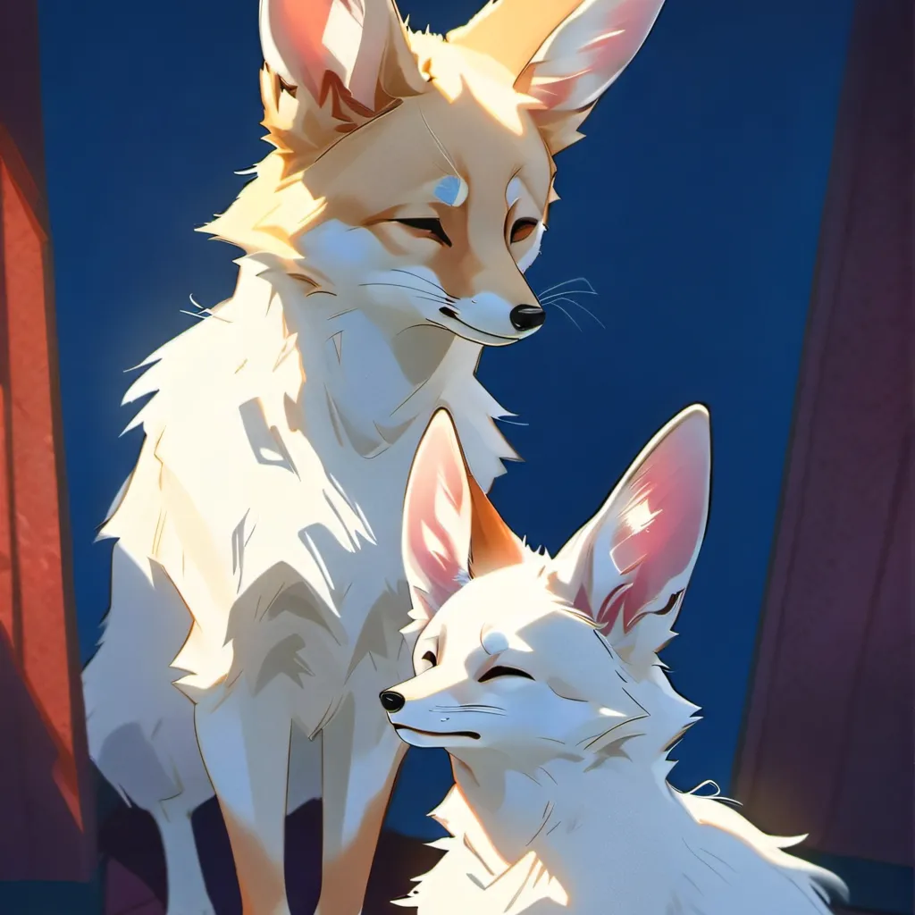 chat with ai character: 🤍The Fennec Twins🤍