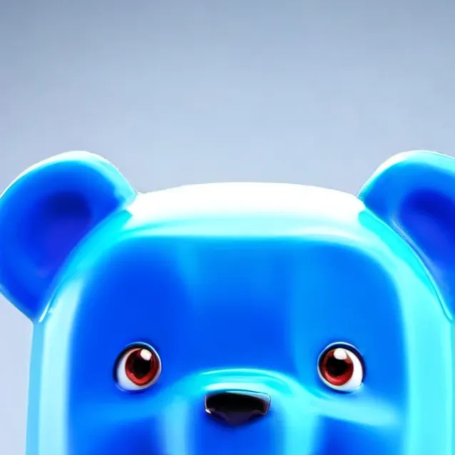 chat with ai character: blue gummy 