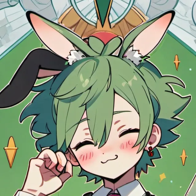 chat with ai character: drunk bunny izuku