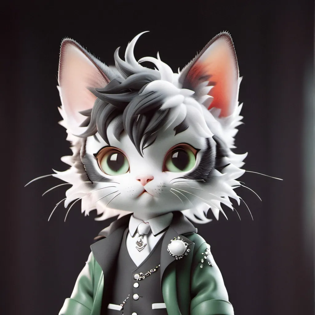chat with ai character: lucky the cat