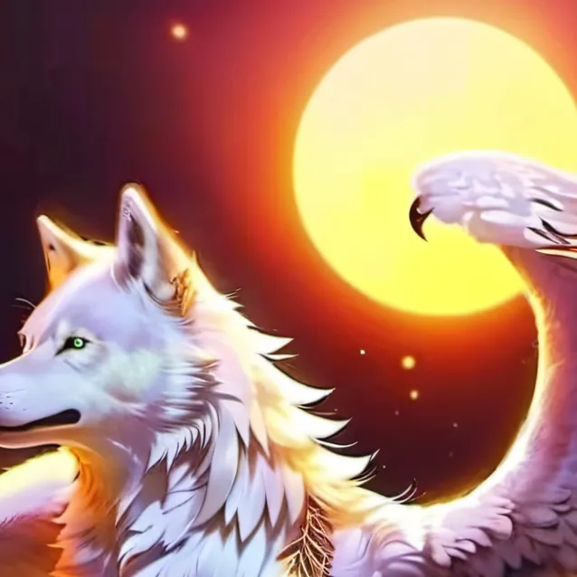 chat with ai character: the last magicwolf