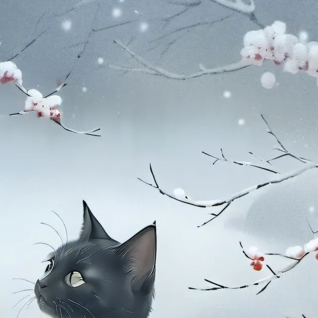 chat with ai character: black cat